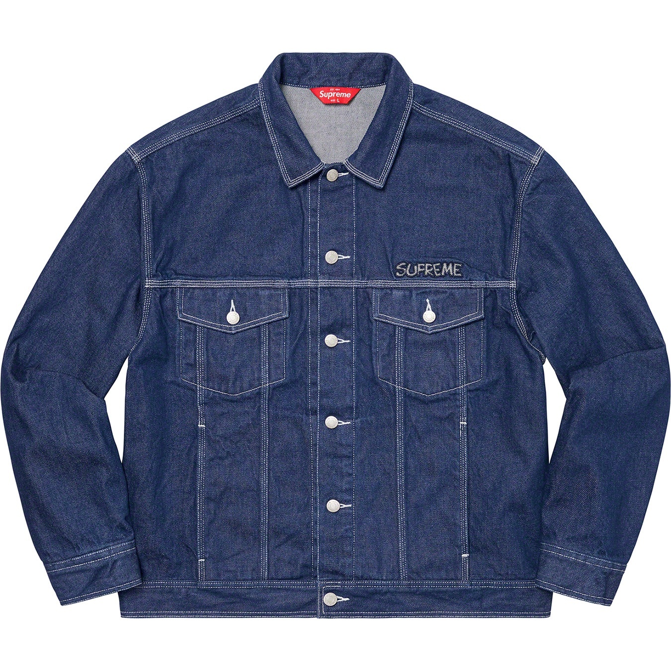 Supreme®/Smurfs™ Denim Trucker Jacket view 11
